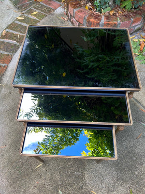 Original French Mid Century Nest Tables