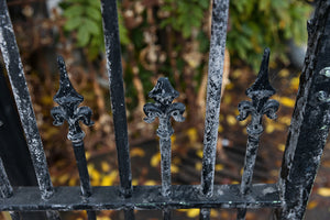 Large Antique French Wrought Iron Entrance Gates