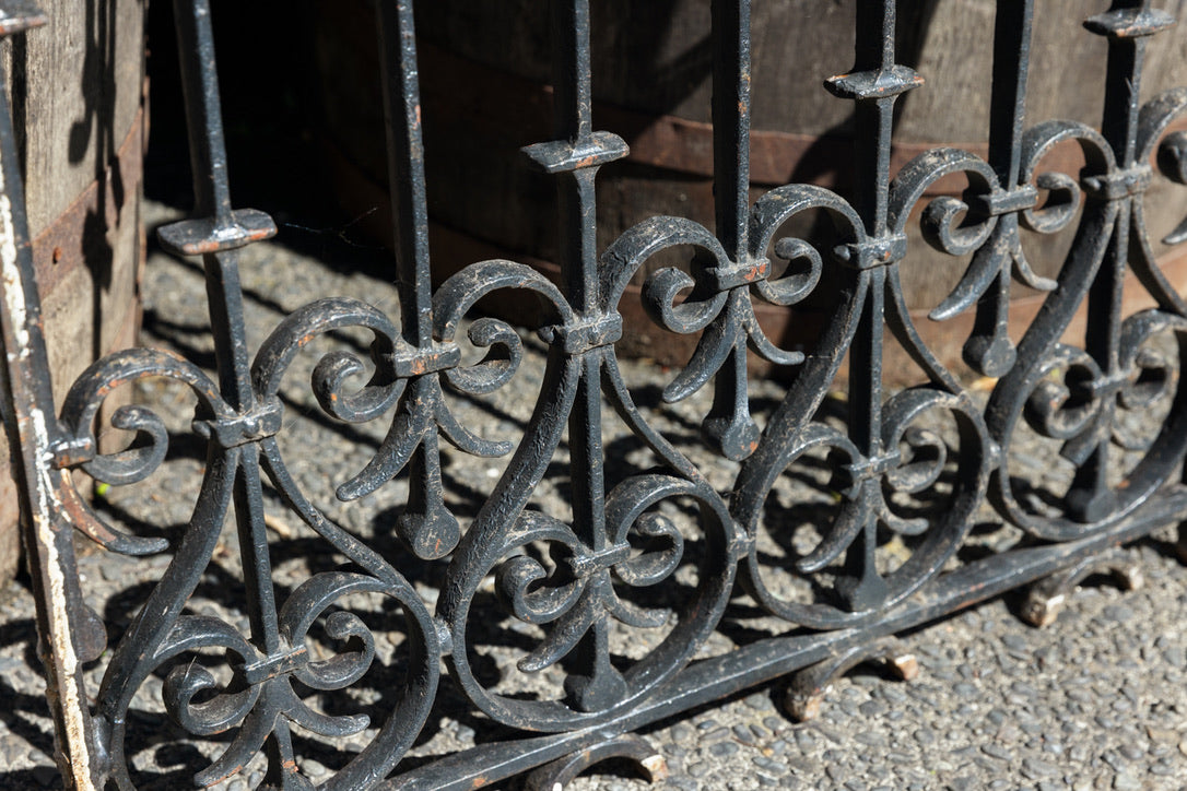 Black French Wrought Iron Grill - No 36