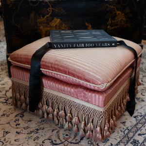 19th Century French Silk Ottoman