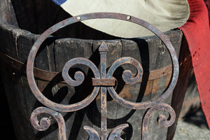 Vintage French Wrought Iron Fence Grills