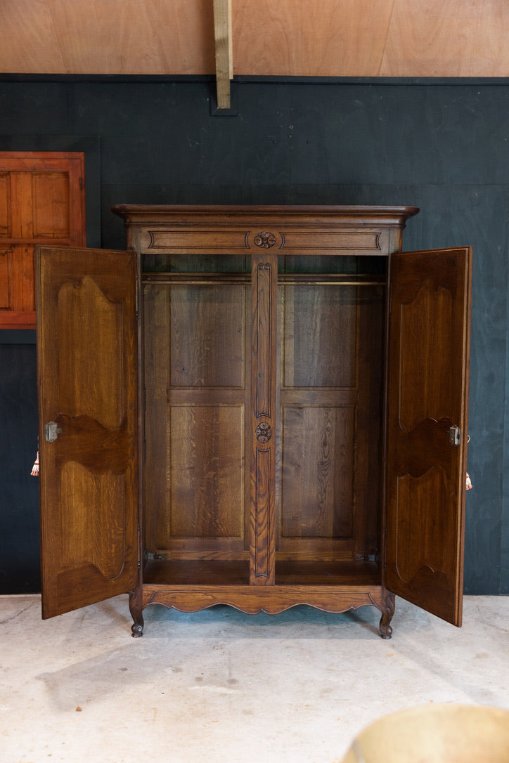 19th Century French Oak Armoire - No 4