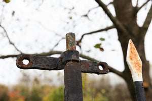 Vintage Belgian Iron Entrance Gates