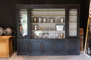 Large French Library Cabinet