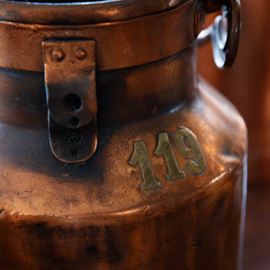 Vintage Copper Milk Churns