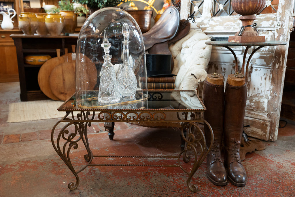 Beautiful Mid Century Italian Iron Coffee Table