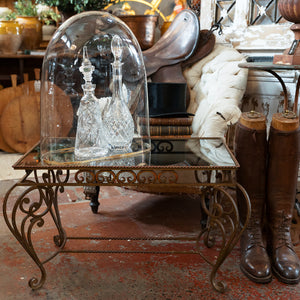 Beautiful Mid Century Italian Iron Coffee Table