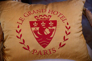 Vintage Le Grand Hotel Paris Cushions