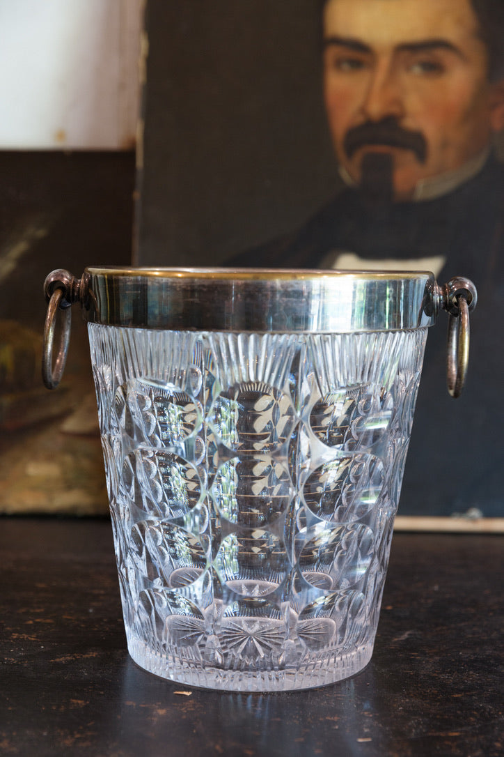 French Crystal Champagne Bucket - No - 4B