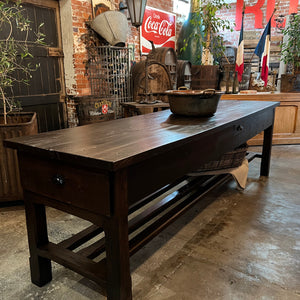 Exceptional Rare Magnificent 19th Century French Industrial Kitchen Island
