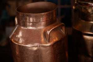 Vintage Copper Milk Churns