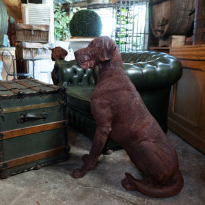 Beautiful Large Belgian Cast Iron Great Dane Dogs