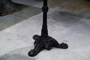 French Marble & Iron Cafe Table