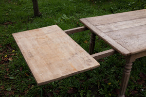 Antique French Oak Farmhouse Extension Table