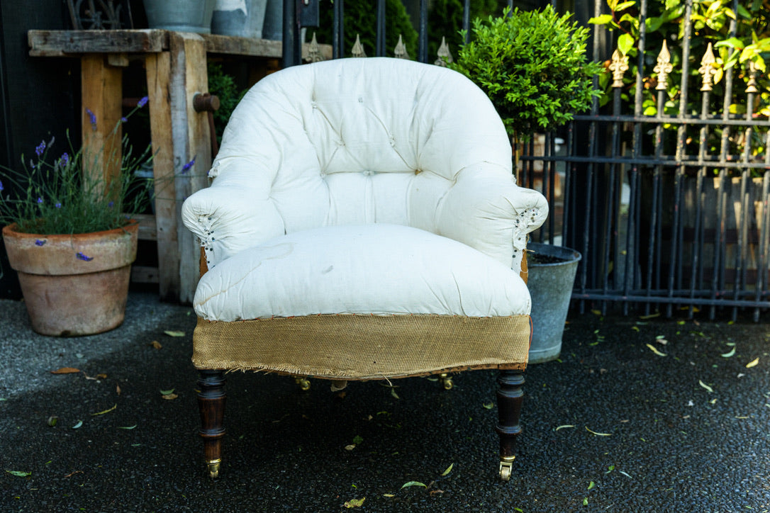 19th Century French Undressed Armchair - No3