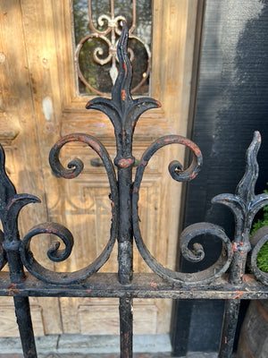 19th Century French Wrought Iron Entrance Gates - No 4