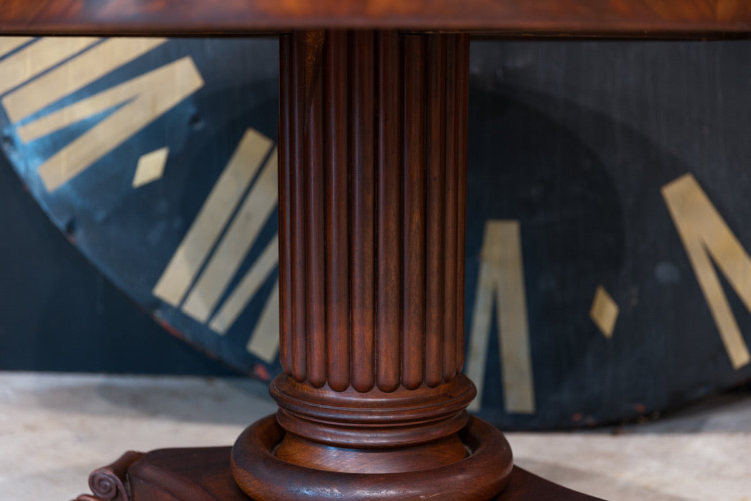 French 19th Century Column Centre Table