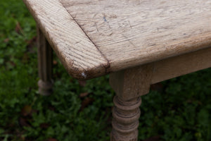 Antique French Oak Farmhouse Extension Table