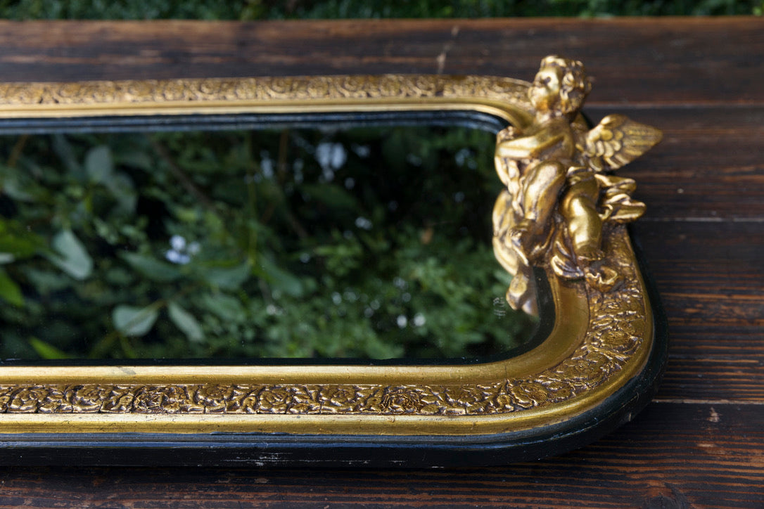 Beautiful French Cherub Mirror