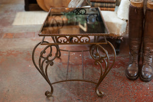 Beautiful Mid Century Italian Iron Coffee Table