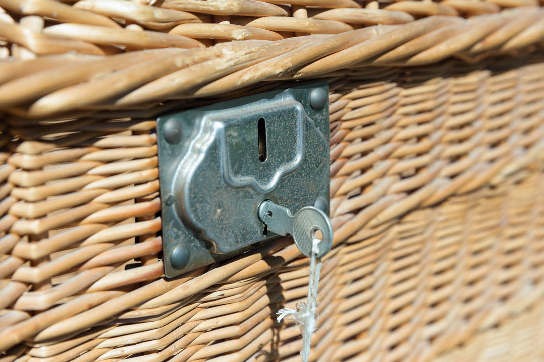 French Cane Hamper/Trunk