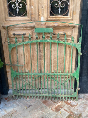 French Green Farmhouse Gate