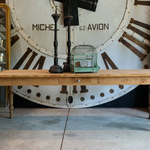 19th Century Bleached French Farmhouse Table