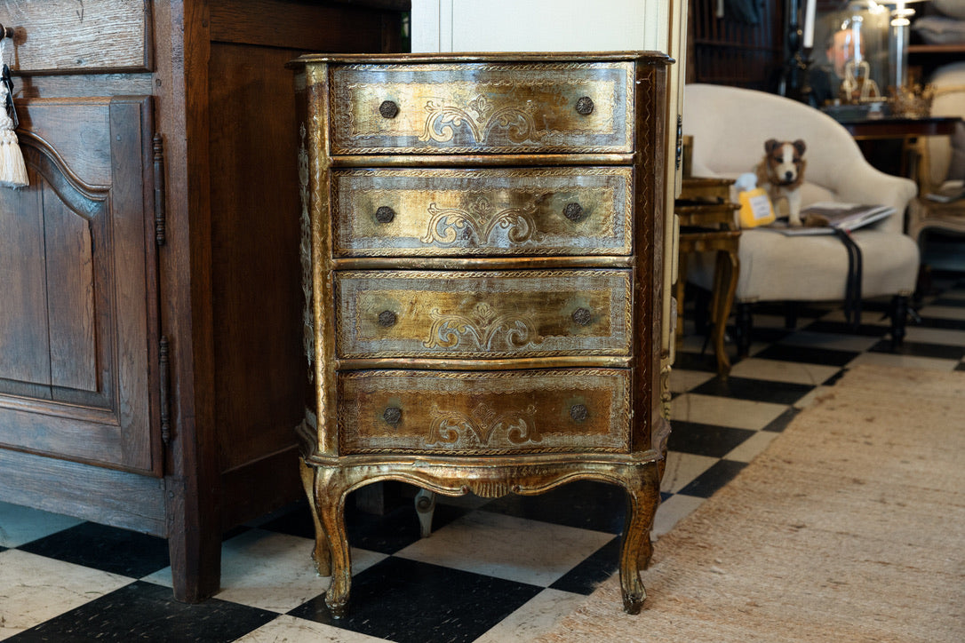 French Florentine Chest Of Drawers