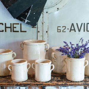 Antique 19th Century Italian Confit Pots