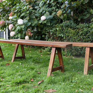 French Farmhouse Cherrywood Bench Seats