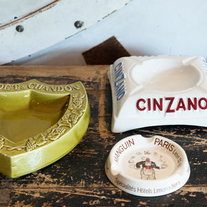 Vintage French & Italian Ashtrays