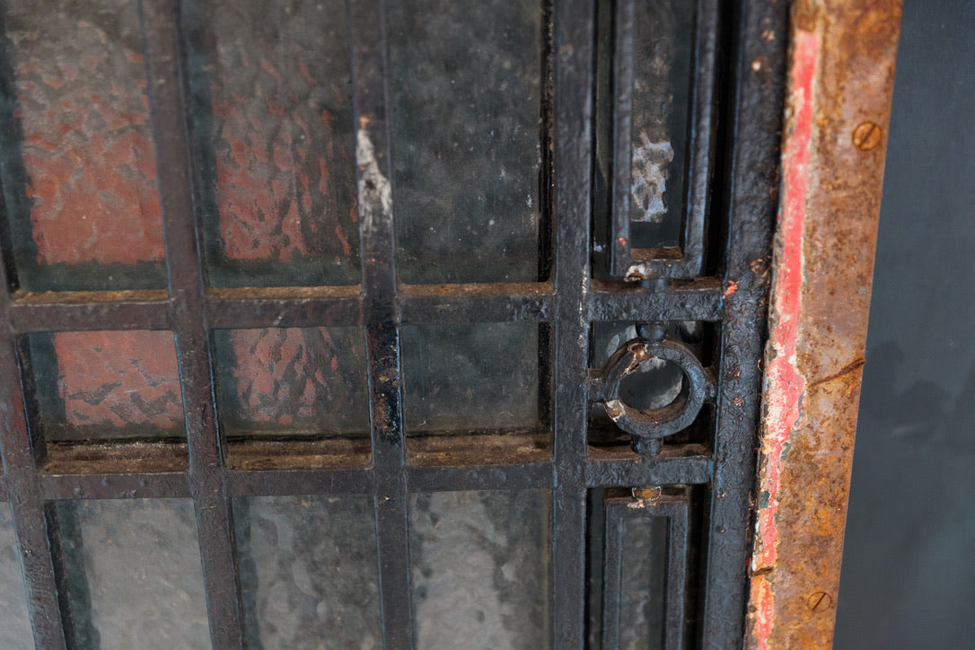 Incredible 19th Century French Iron Entrance Doors