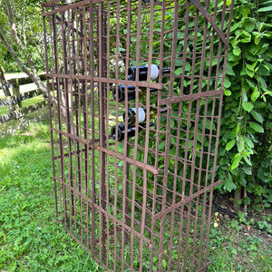 French Industrial Metal Wine Cave/Wine Rack - No 41