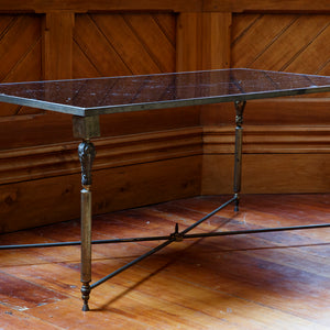 Original French Brass Mid Century Coffee Table