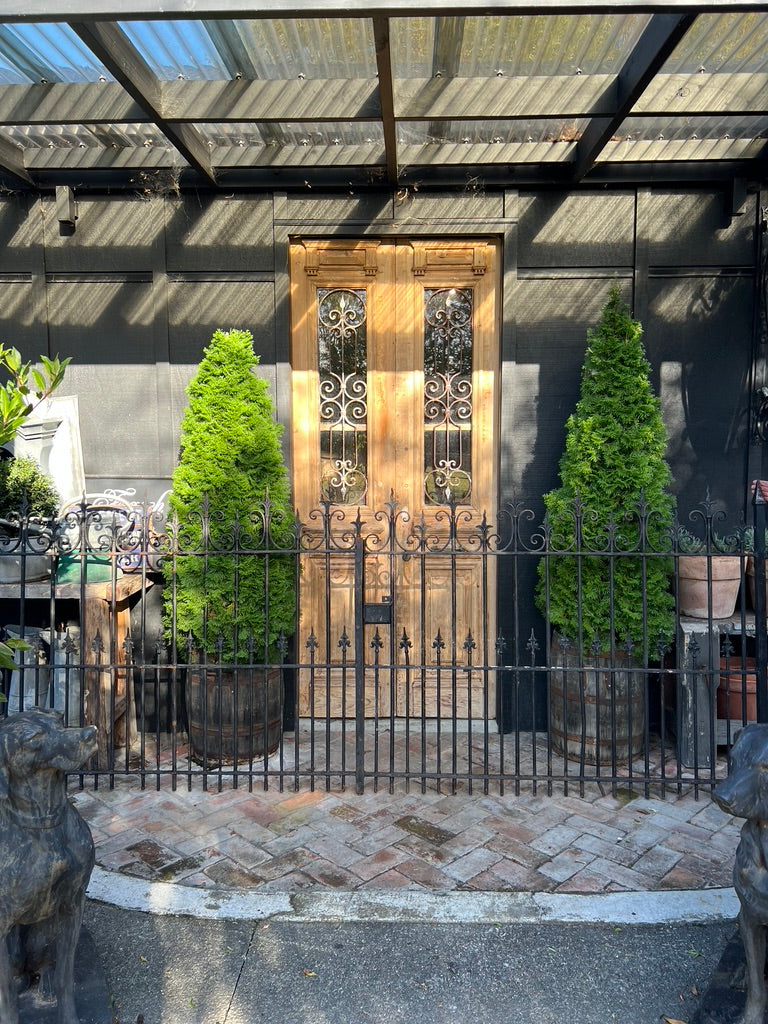 19th Century French Wrought Iron Entrance Gates - No 4