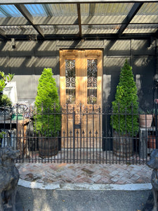 19th Century French Wrought Iron Entrance Gates - No 4