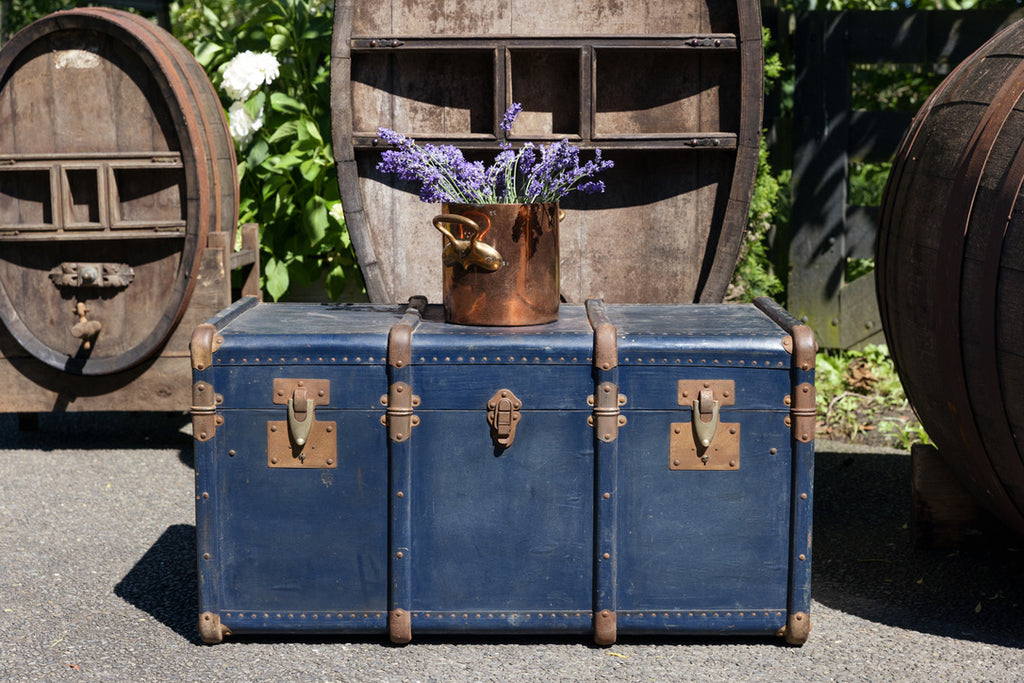 French Bleu Trunk/Coffee Table