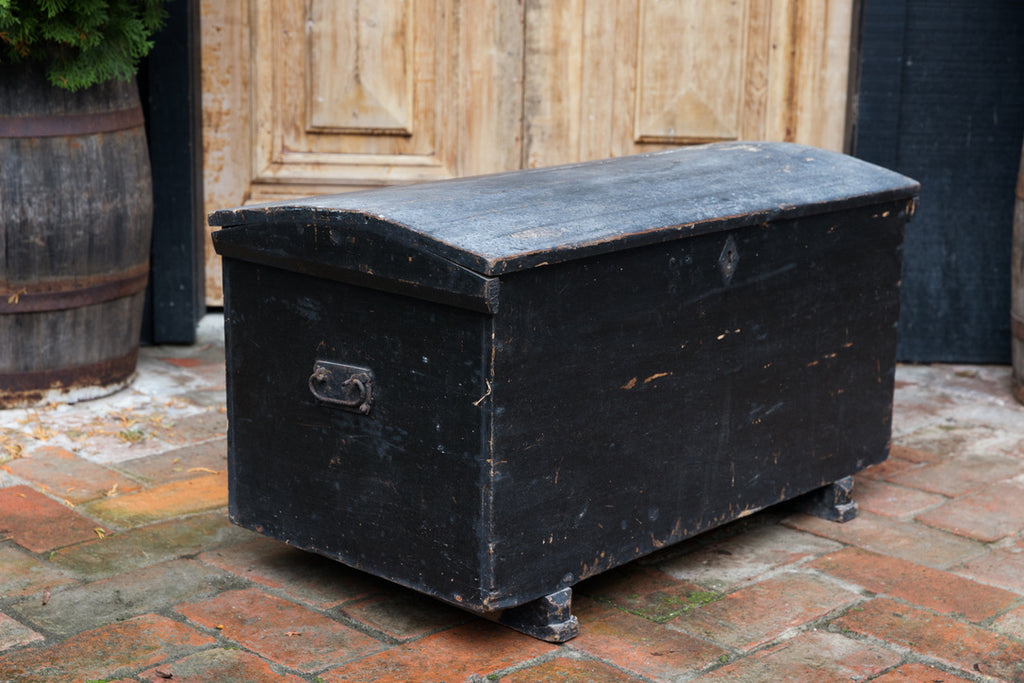 19th Century French Pine Monastery Trunk - No 2