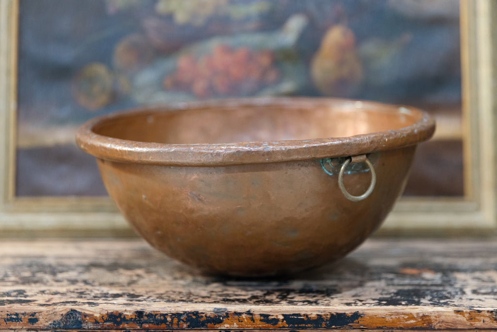 19th Century French Copper Bowl - C1