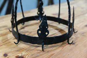 19th Century French Hanging Meat Crown/Game Hook