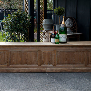French Bleached Oak Shop Counter - No 2