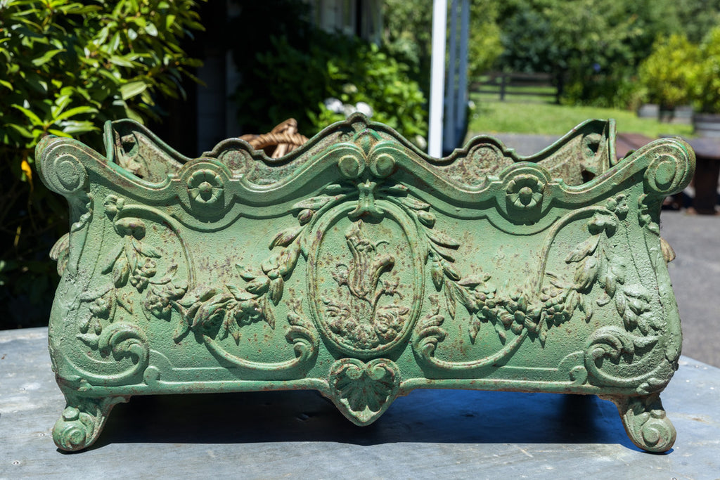 Gorgeous 19th Century French Jardinieres - Beautiful Green Patina.
