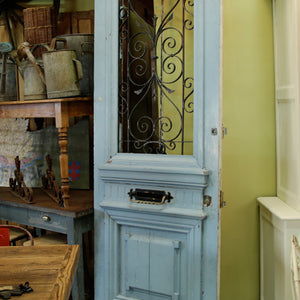 French Blue Door