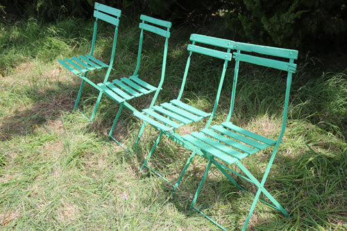 French Green Bistro Chairs