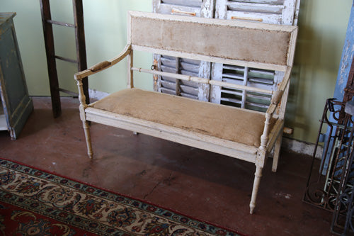 Gorgeous French Wooden Seat
