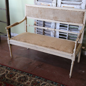 Gorgeous French Wooden Seat
