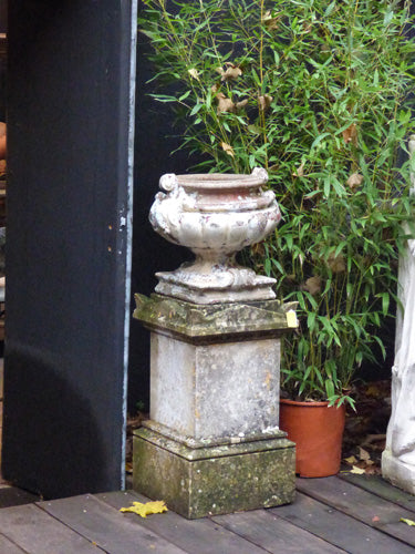 Stone Urns & Pedestal 1880
