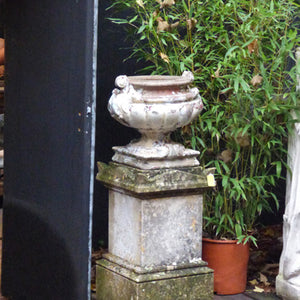 Stone Urns & Pedestal 1880