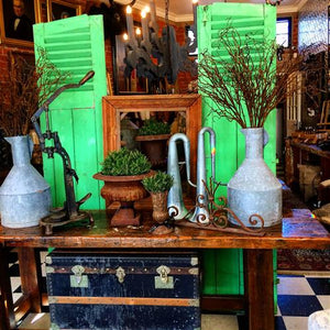 French Green Cedar Shutters