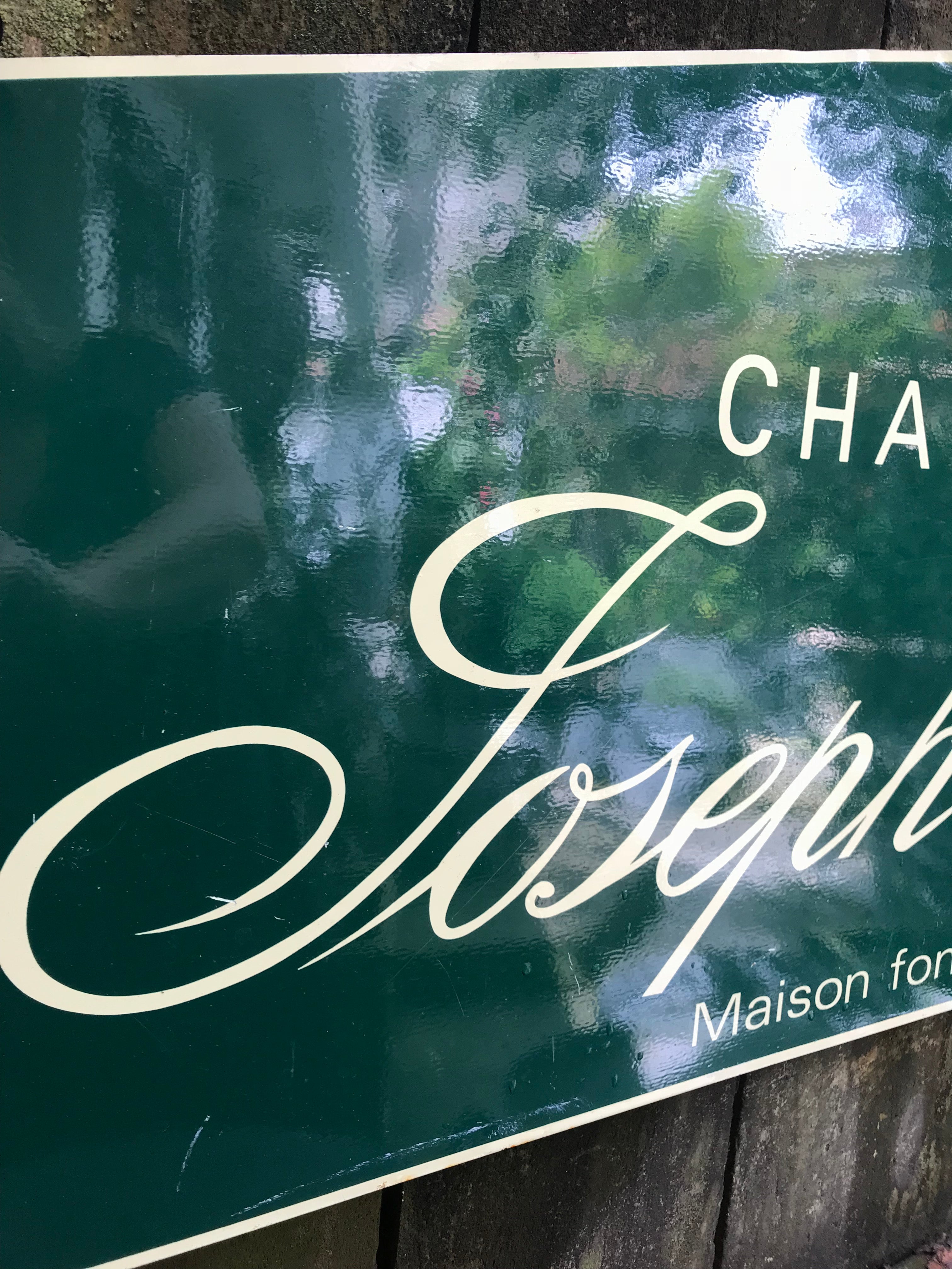 Joseph Perrier Champagne Sign